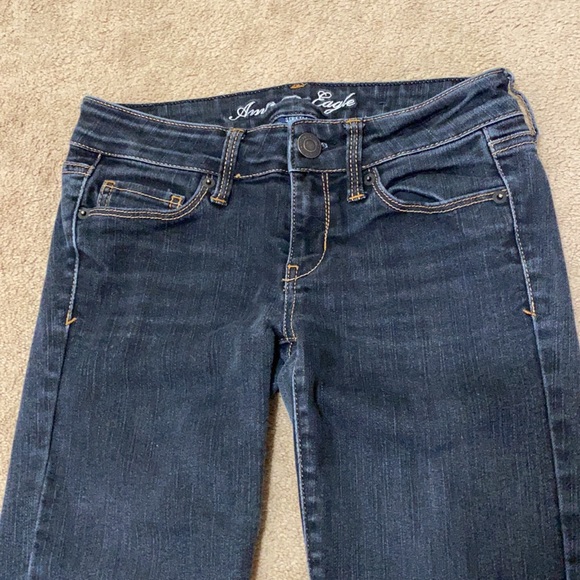 American Eagle Black Washed Denim Jeans - Picture 6 of 12